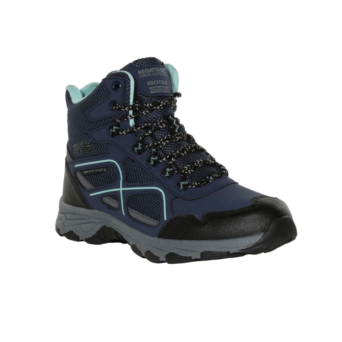 Bottines de marche LADY VENDEAVOUR bleu marine / bleu turquoise pâle, REGATTA