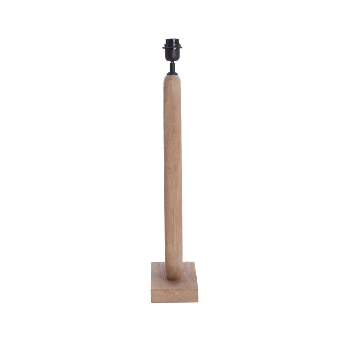 Base De La Lampe Bois PACECO marron, LIGHT & LIVING