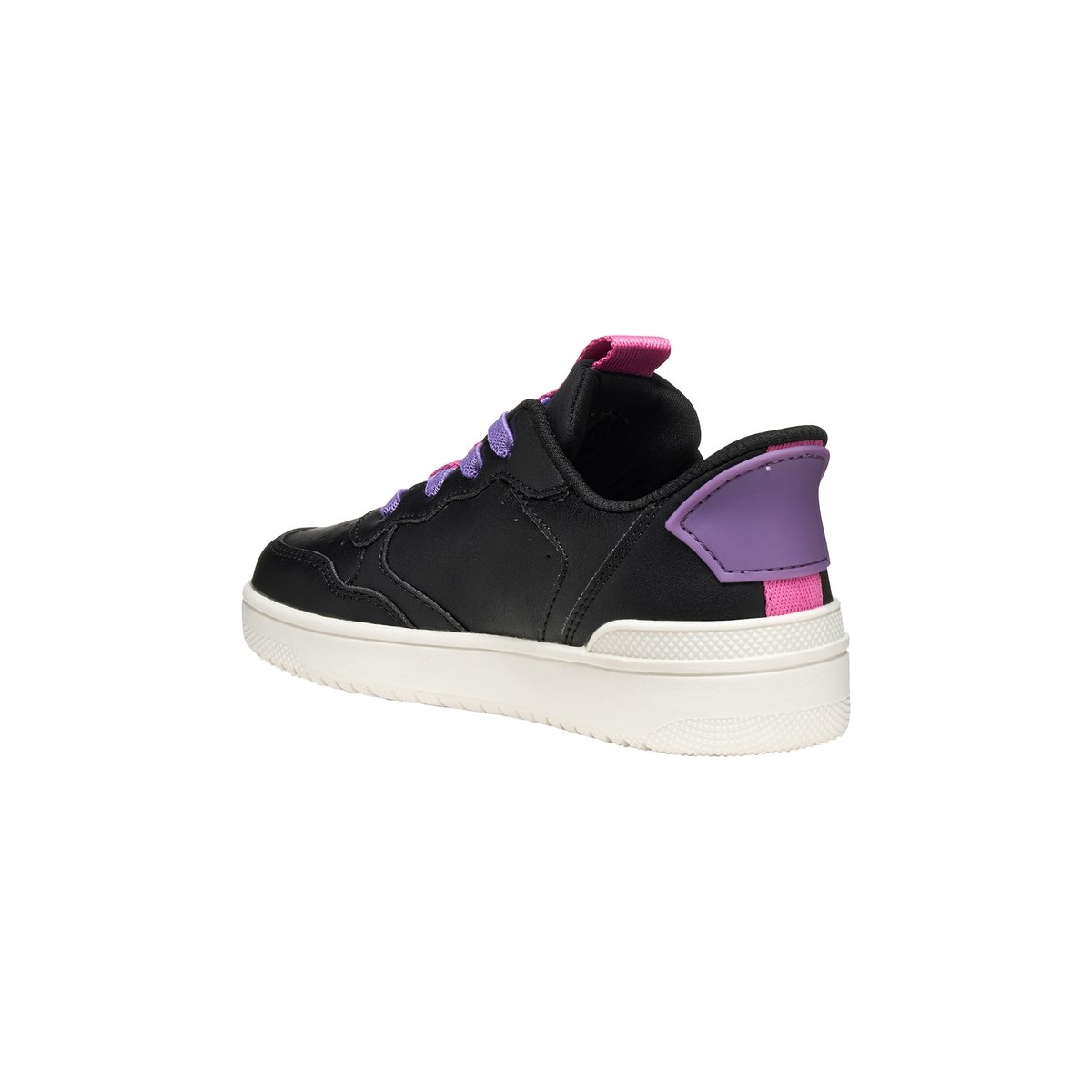 Basket Basse à Lacet Washiba Fast In Geobuck noir fuchia, GEOX