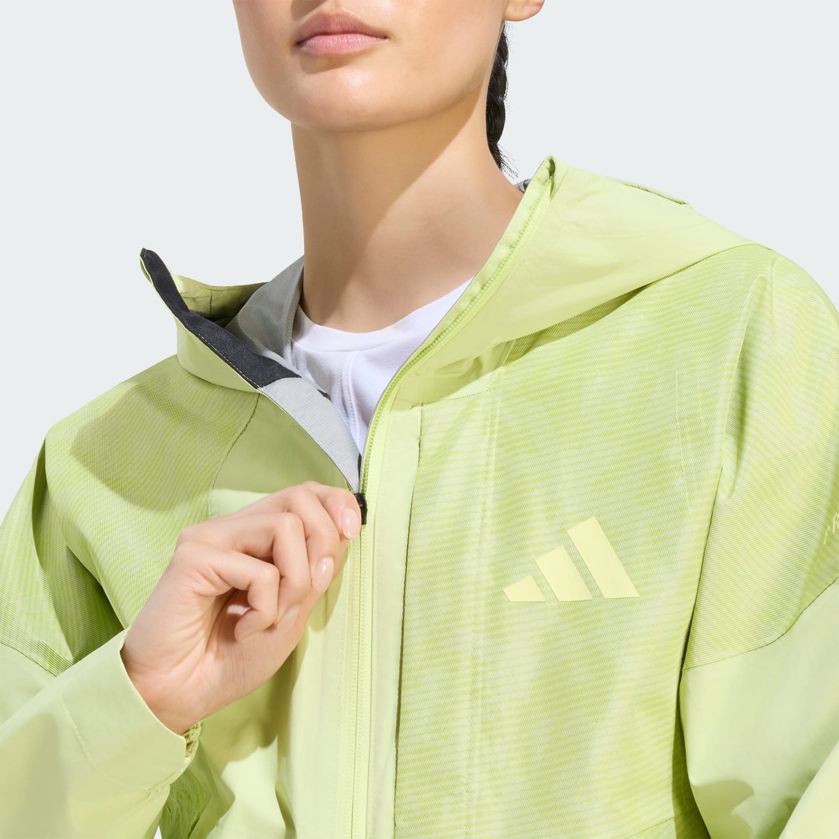 Veste Terrex Xperior 2.5 Layer Hybrid Primeknit Climaproof Veste Terrex Xperior 2.5 Layer Hybrid Primeknit Climaproof semi frozen lemon, adidas Performance