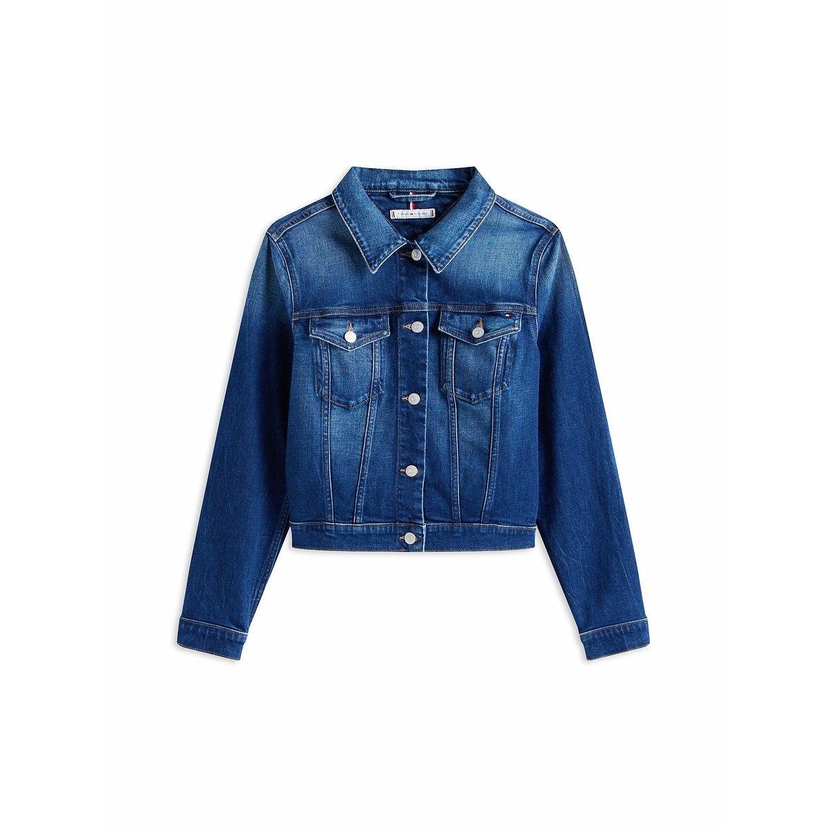 Veste en denim denim bleu foncé, TOMMY HILFIGER