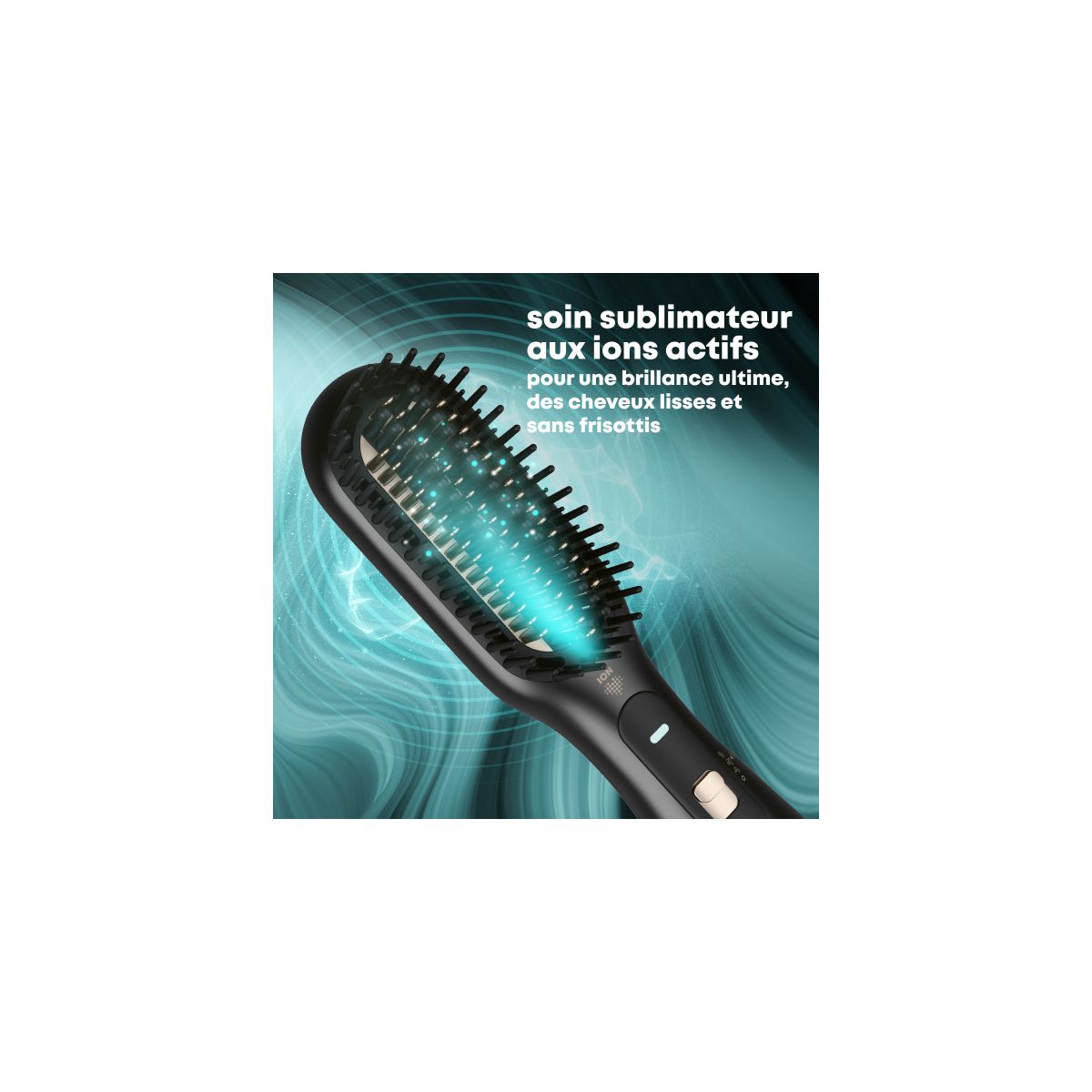 Brosse lissante soufflante Deepform 2 en 1 Progloss couleur unique, REVAMP
