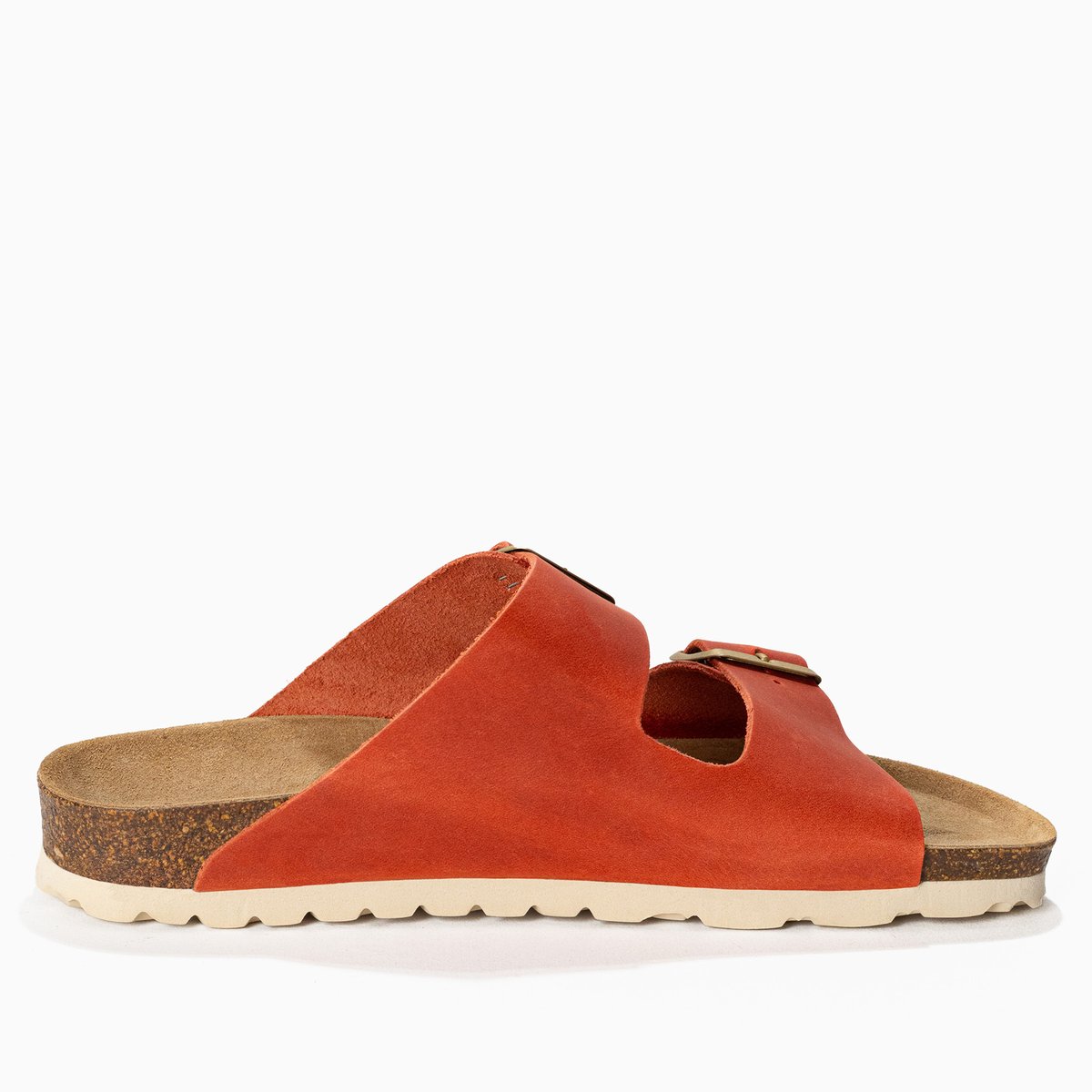 Sandales en cuir ATLAS orange, BAYTON