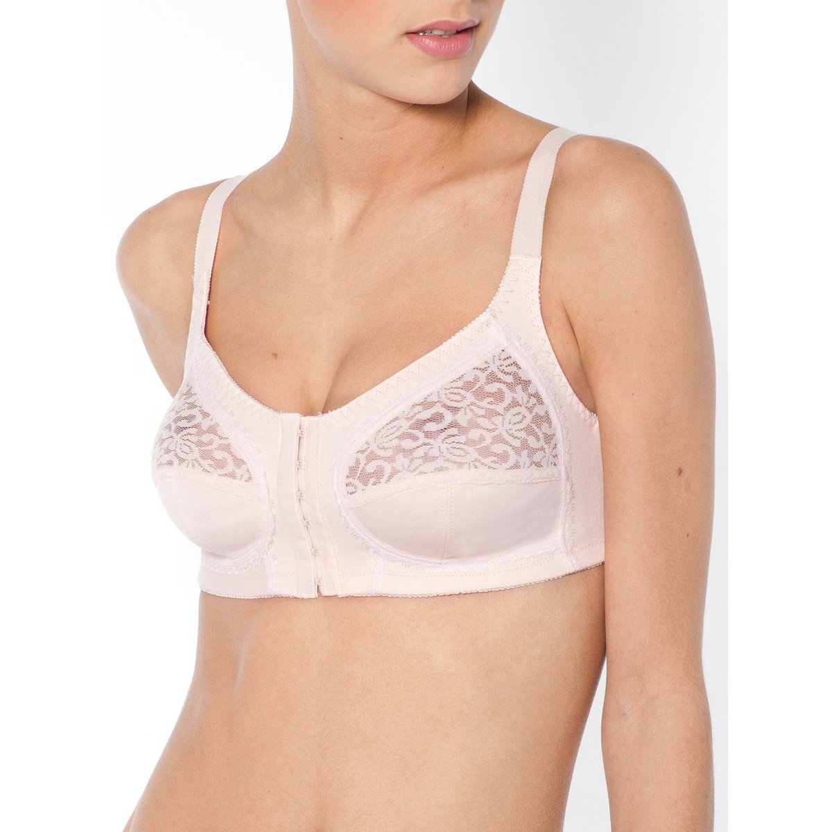 Soutien-gorge agrafé devant beige, DAXON