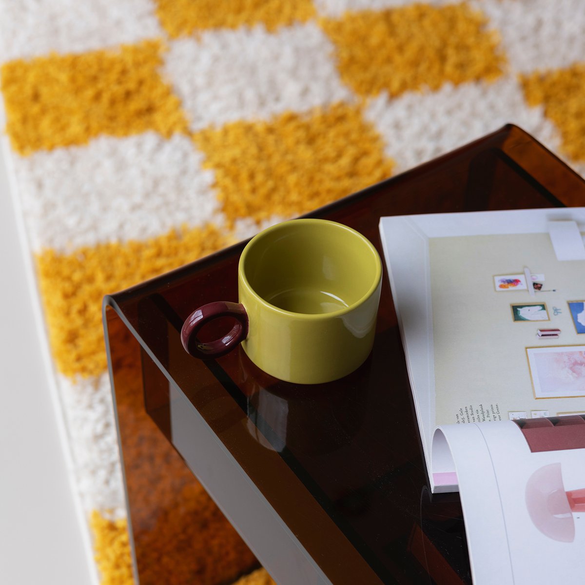 Tasse LOU jaune bordeaux, ONA