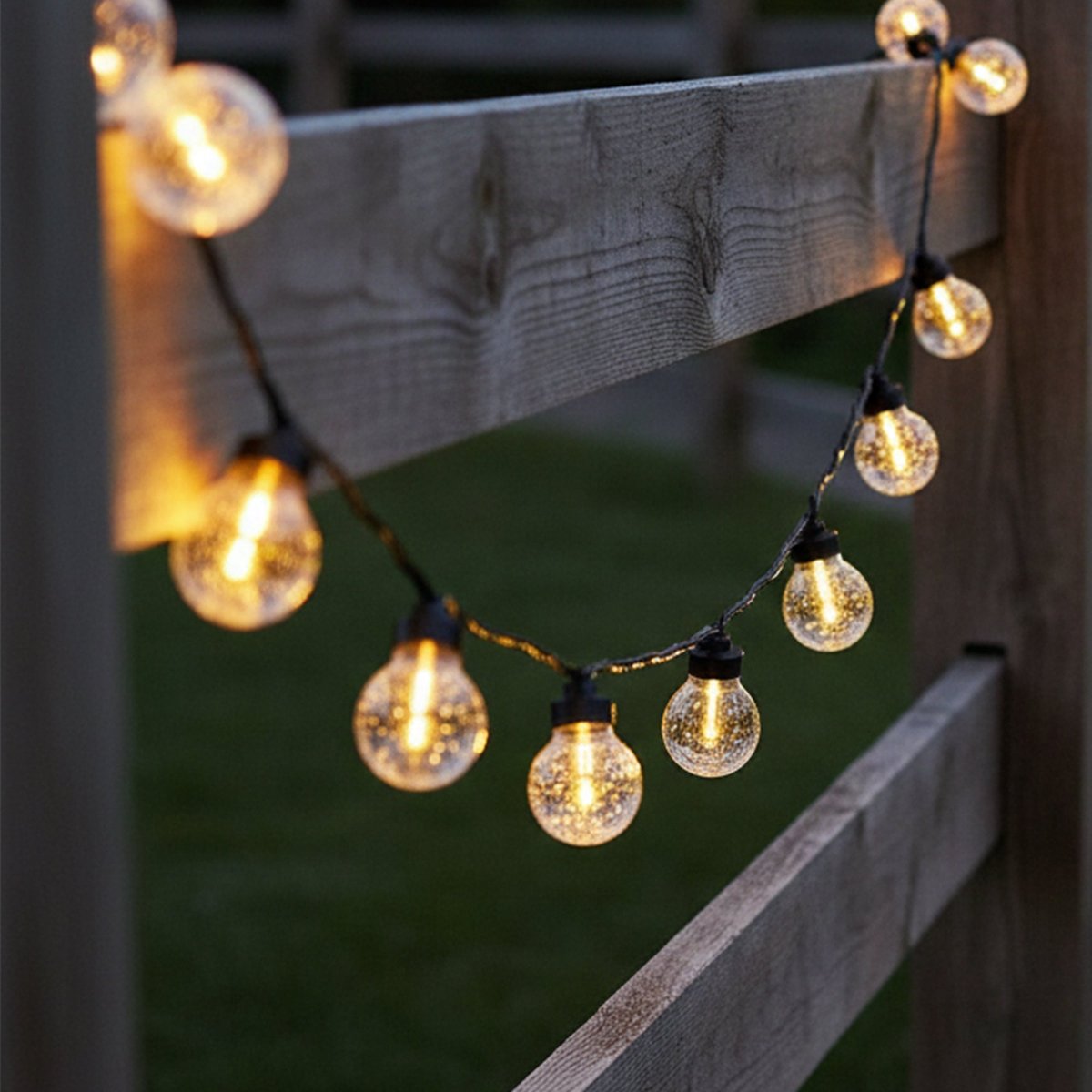 Guirlande Solaire BUBBLE transparent, LUMISKY