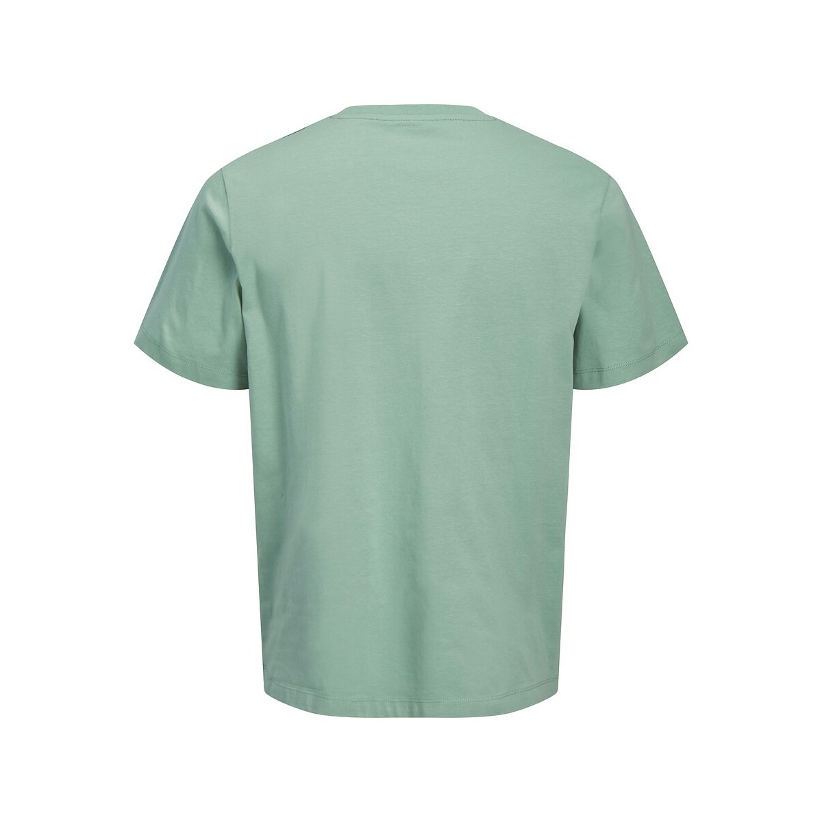 T-shirt de mangas curtas, gola redonda, logótipo verde-salva, JACK & JONES