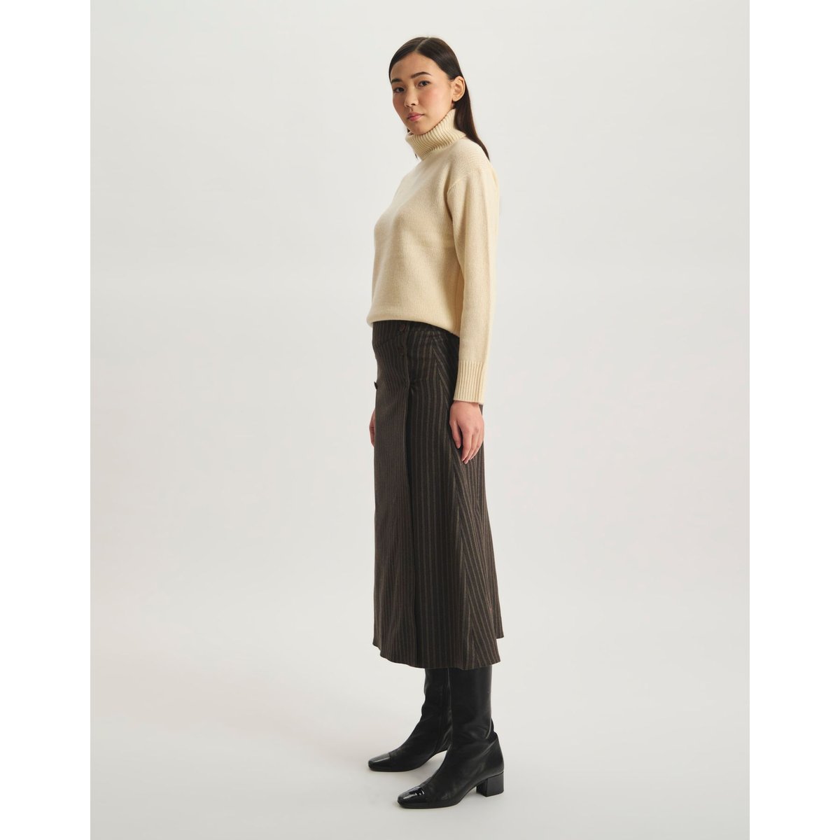 Jupe Tales fluide vert, INES DE LA FRESSANGE PARIS
