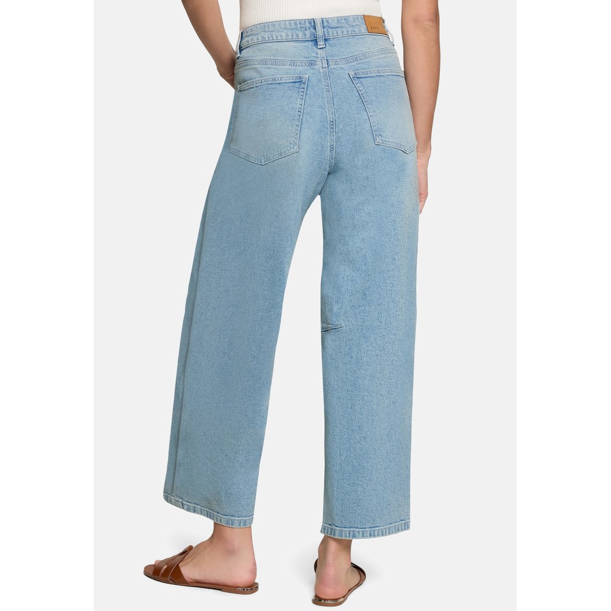 Jean modern fit à effet délavé light blue denim, ZERO