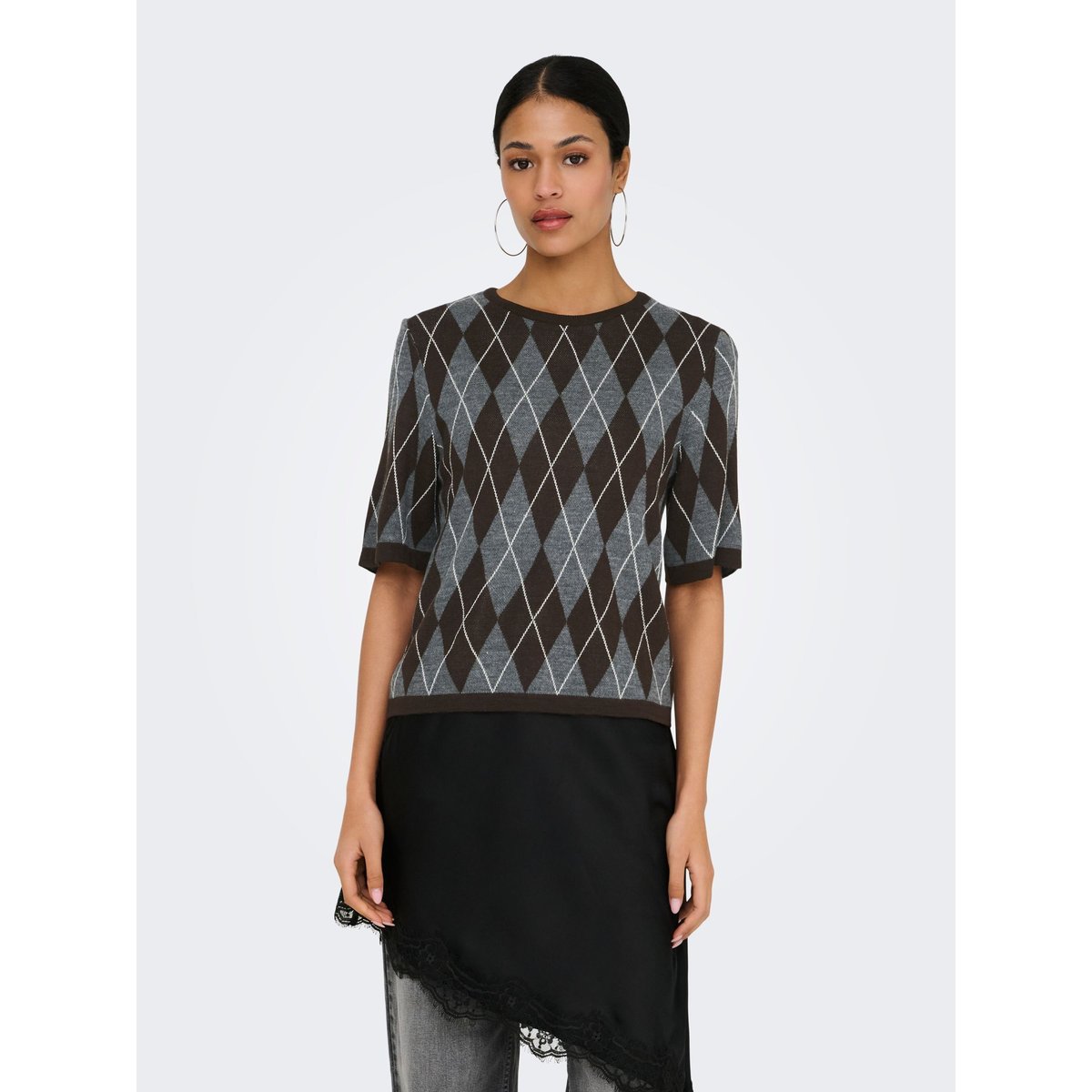 Pull En Maille dark grey melange, JDY