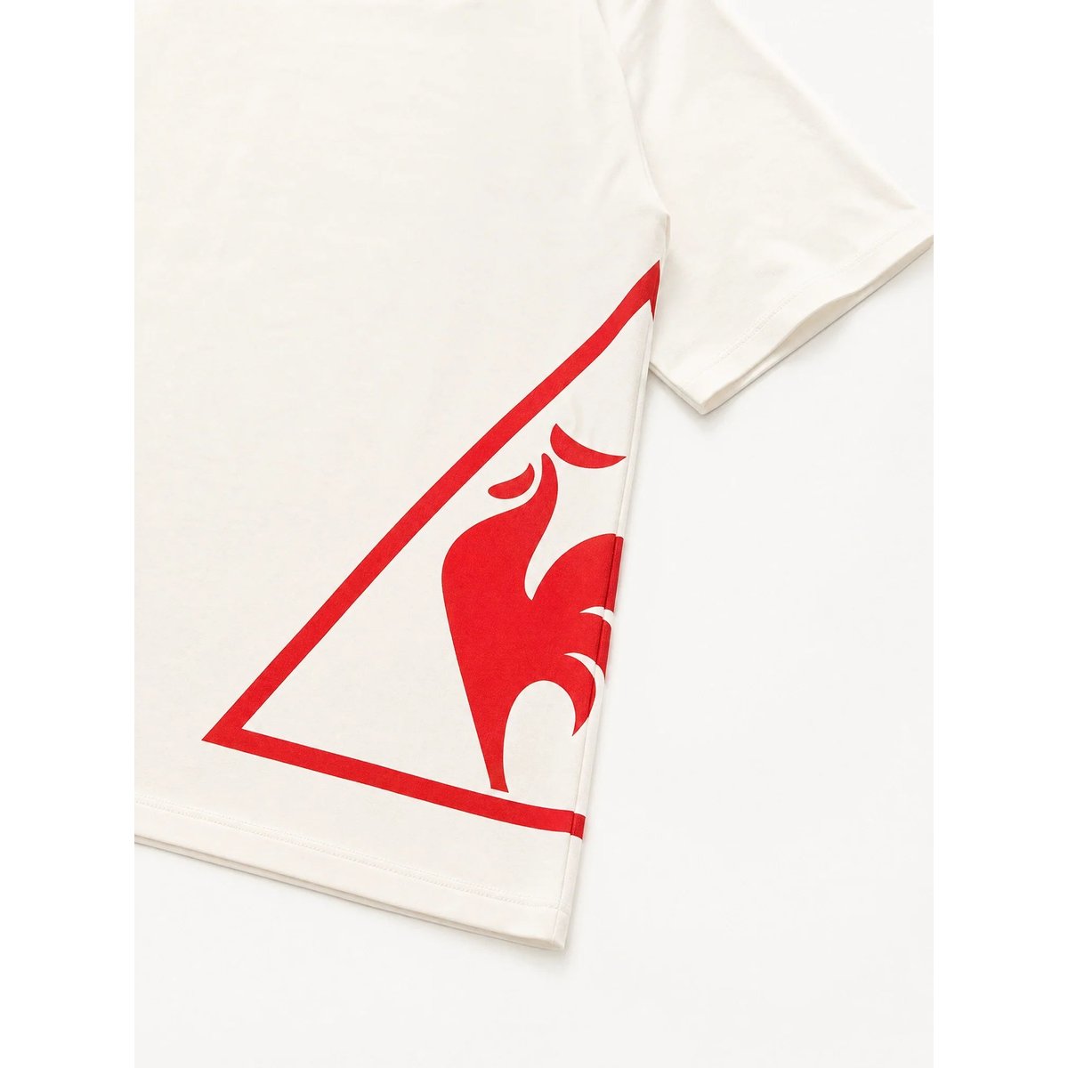 T-shirt oversize L'Amour du Sport en jersey de coton L'AMOUR DU SPORT marshmallow, LE COQ SPORTIF