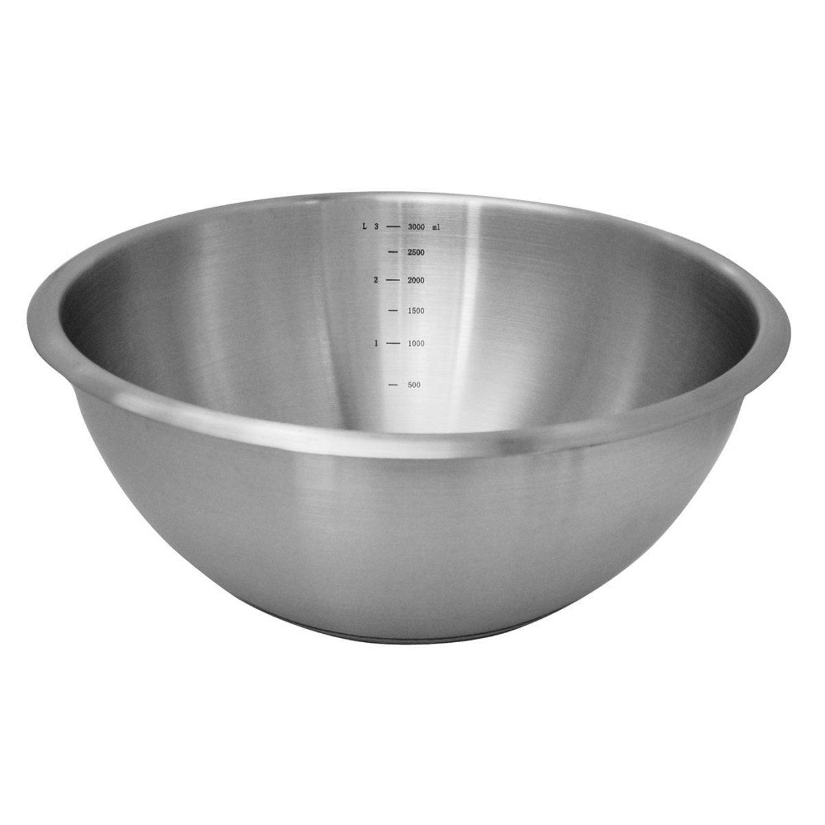Cul de poule inox 24 cm fond en silicone gris, DE BUYER
