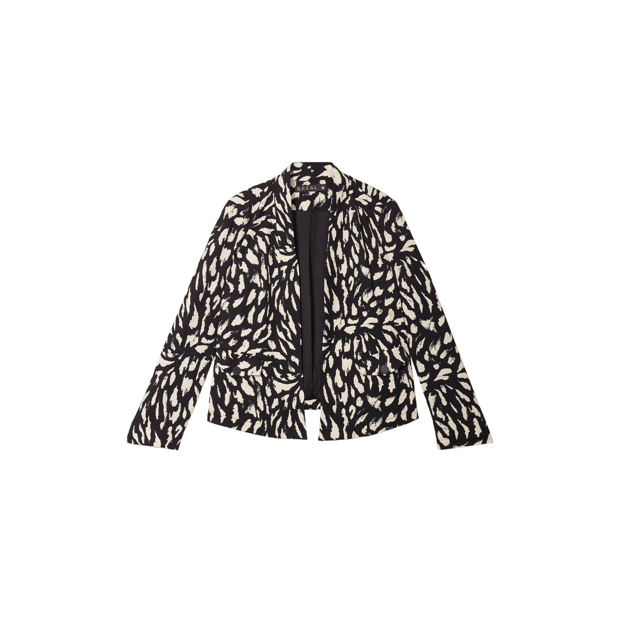 Veste ajustée col châle noir, BREAL