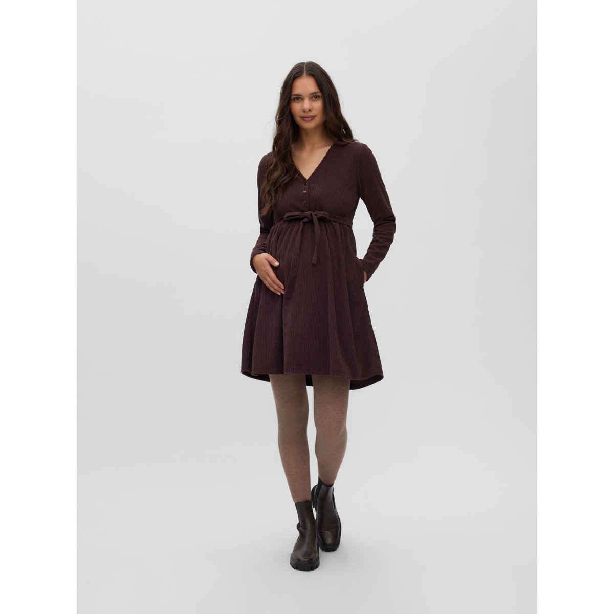 Robe chocolate plum, MAMA LICIOUS