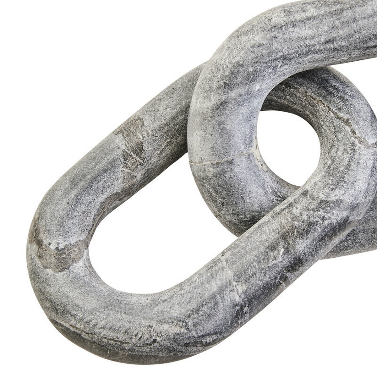 Decor Marble Three Link Chain in Grey grey, FIFTY FIVE SOUTH
