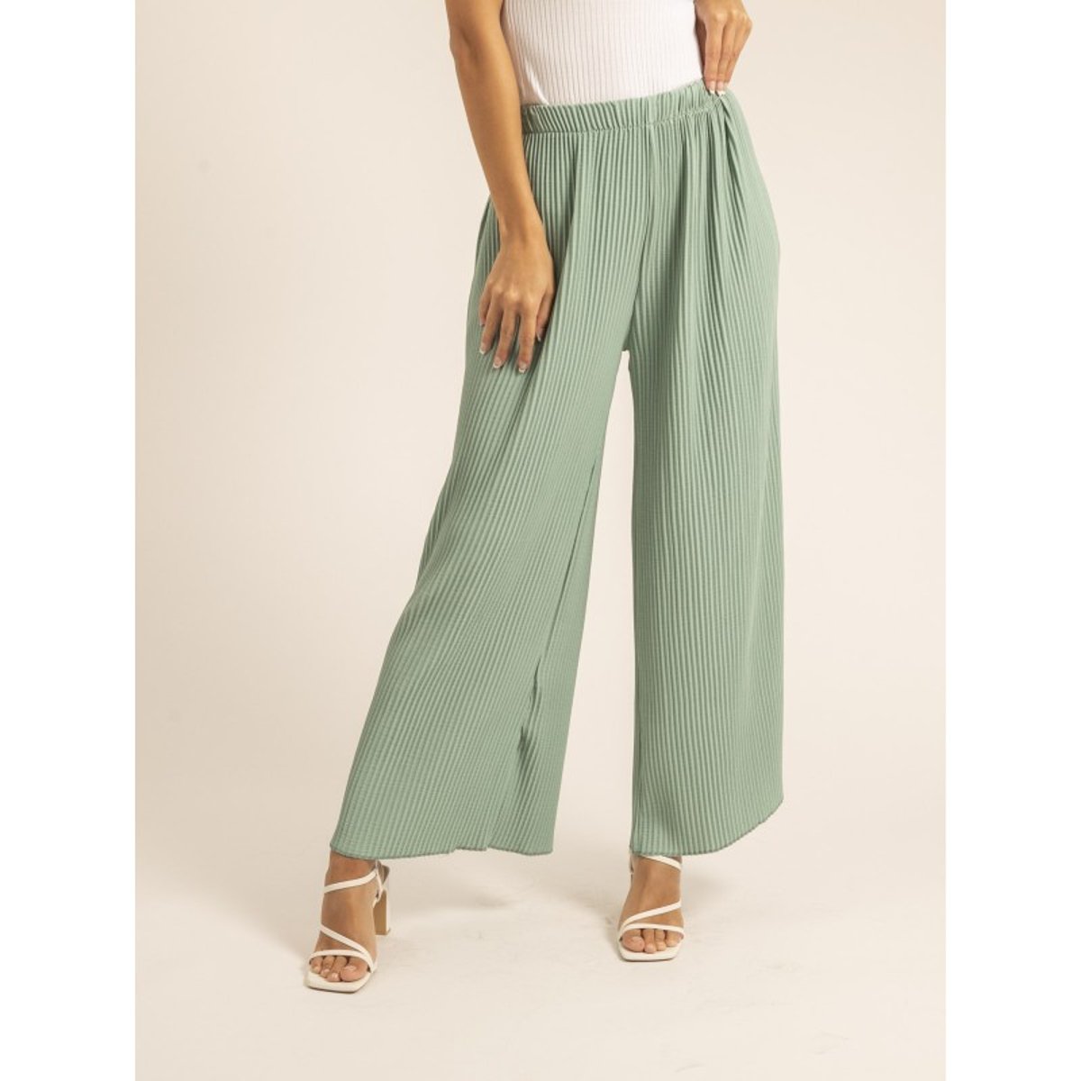Pantalon Plissé Elou noir, DONA LISA