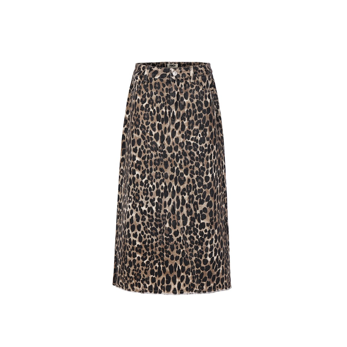 Jupe en coton à motif léopard KARKADE leopard, FRNCH