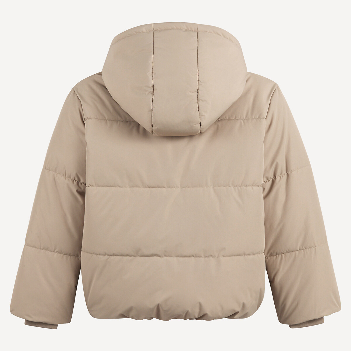 Doudoune légère à capuche beige, LA REDOUTE COLLECTIONS