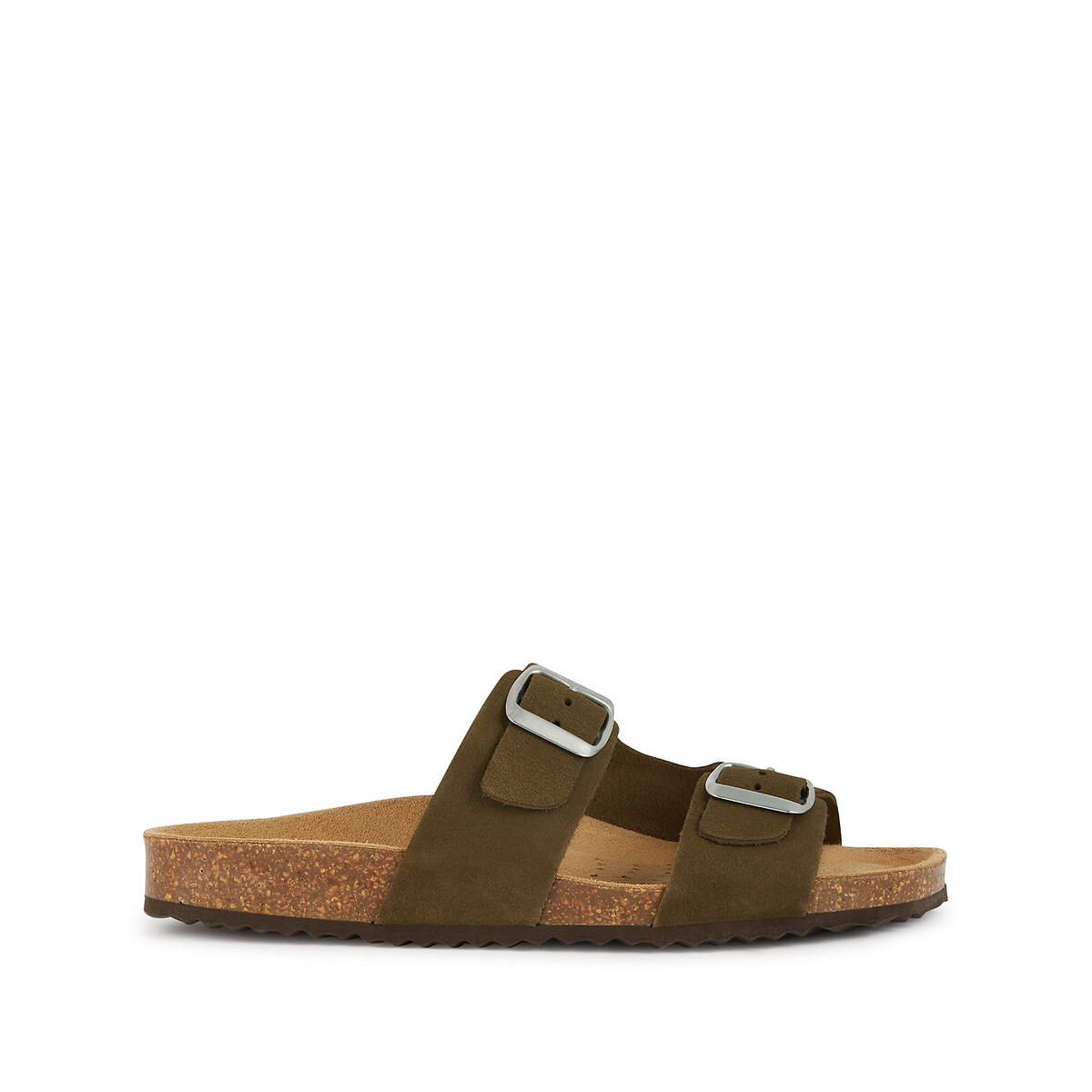 Arizona fell suede mules with faux fur lining, black, Birkenstock | La  Redoute