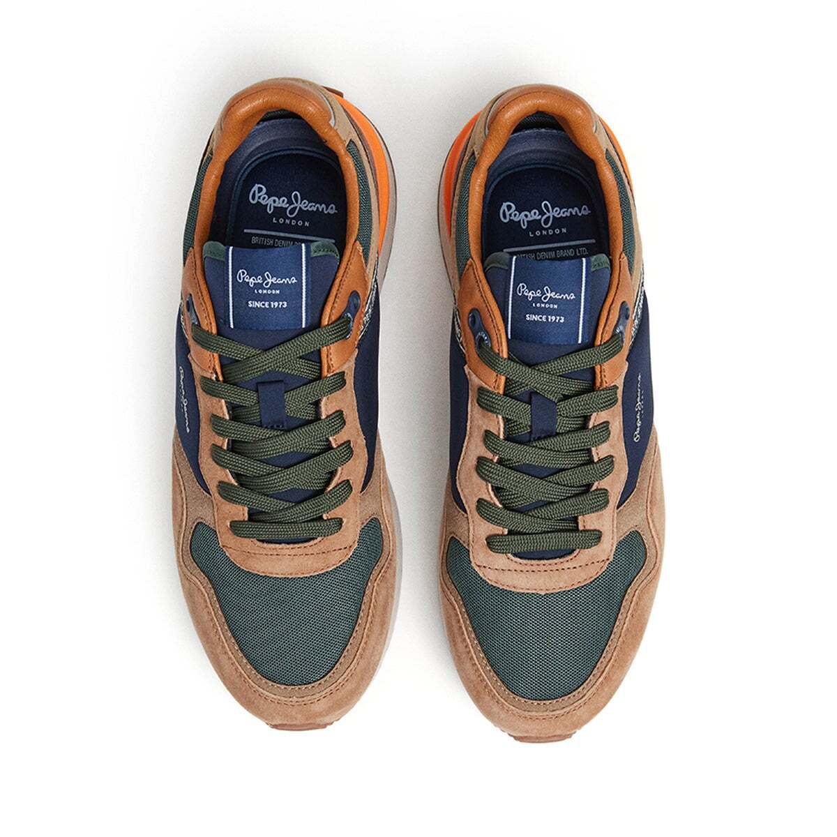 Baskets Combinés brun cognac, PEPE JEANS
