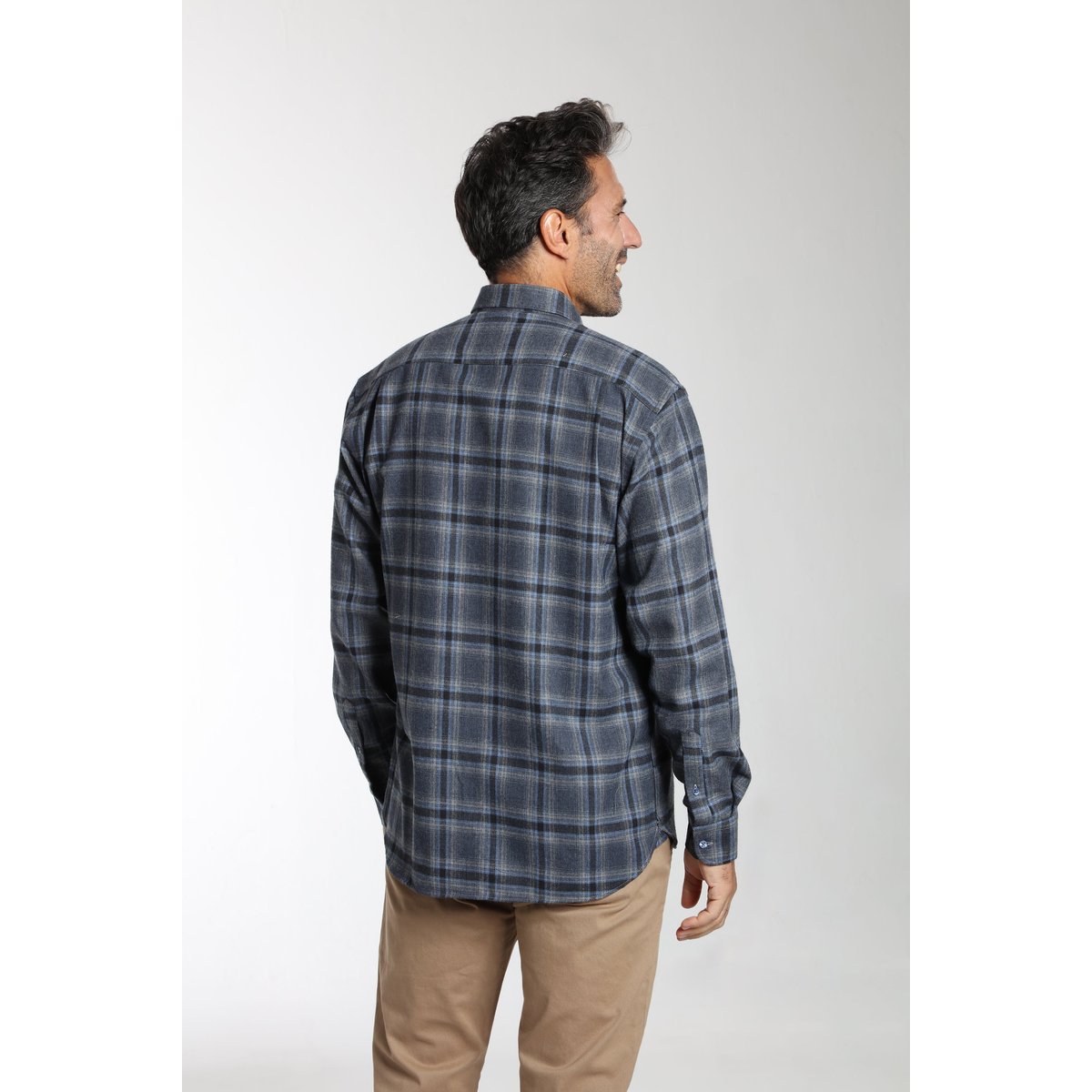 Chemise manches longues en coton CLAN bleu, GENTLEMAN FARMER