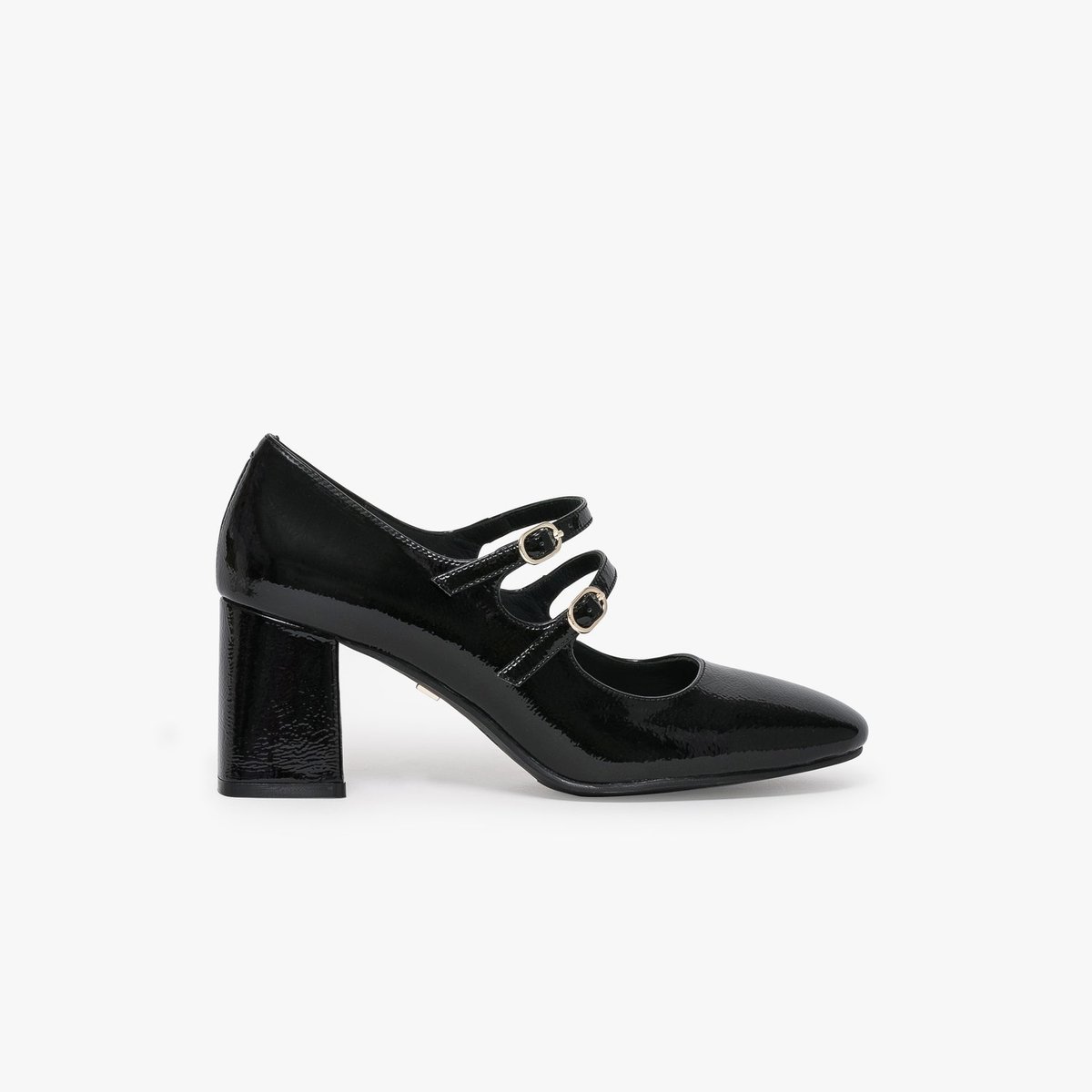 Escarpin en cuir IZA noir, BOCAGE