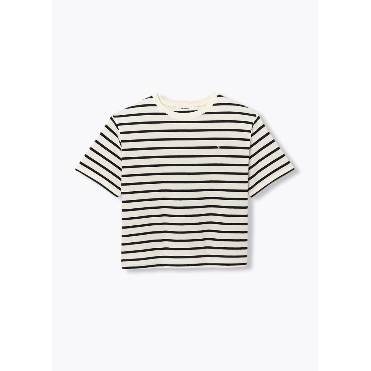 T-shirt marinière rayé marine, PROMOD