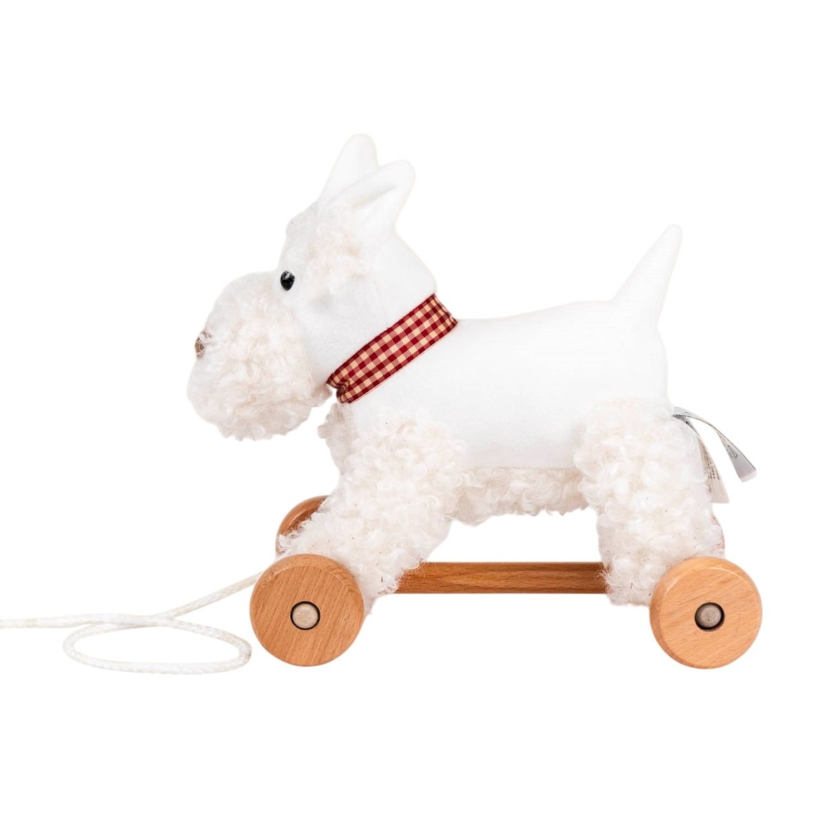 Lola le chien à tirer blanc, EGMONT TOYS