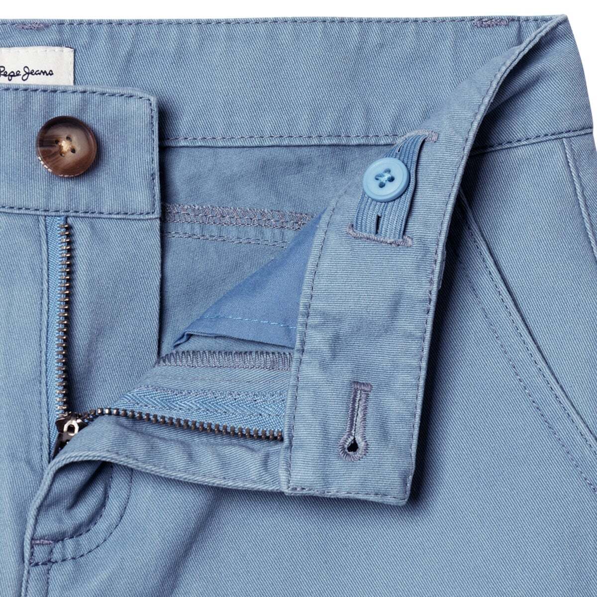 Pantalon Taille Basse Coupe Large bleu quai, PEPE JEANS