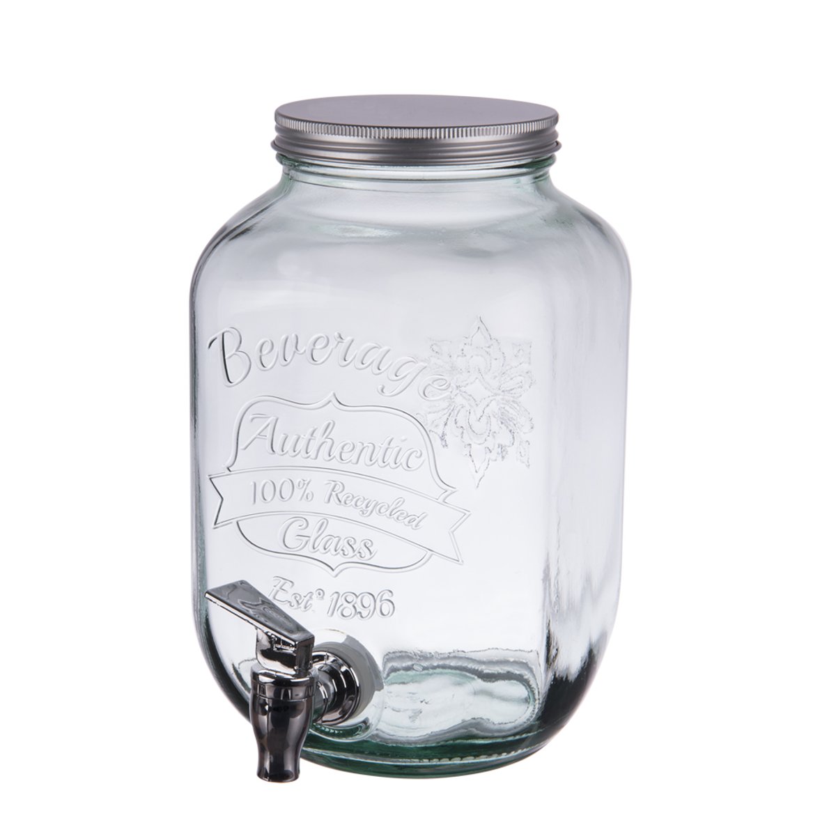 Fontaine Authentic 4 l avec couvercle et robinet - AUTHENTIC transparent / cristal, TABLE PASSION