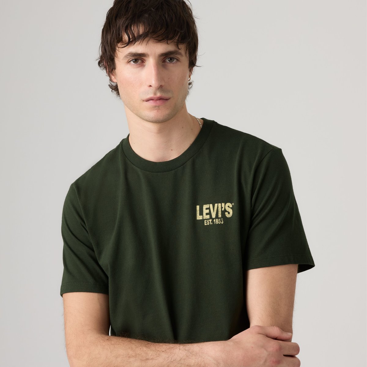 T-shirt graphique Classic vert - ls dry goods 1.1 rosin, LEVI'S