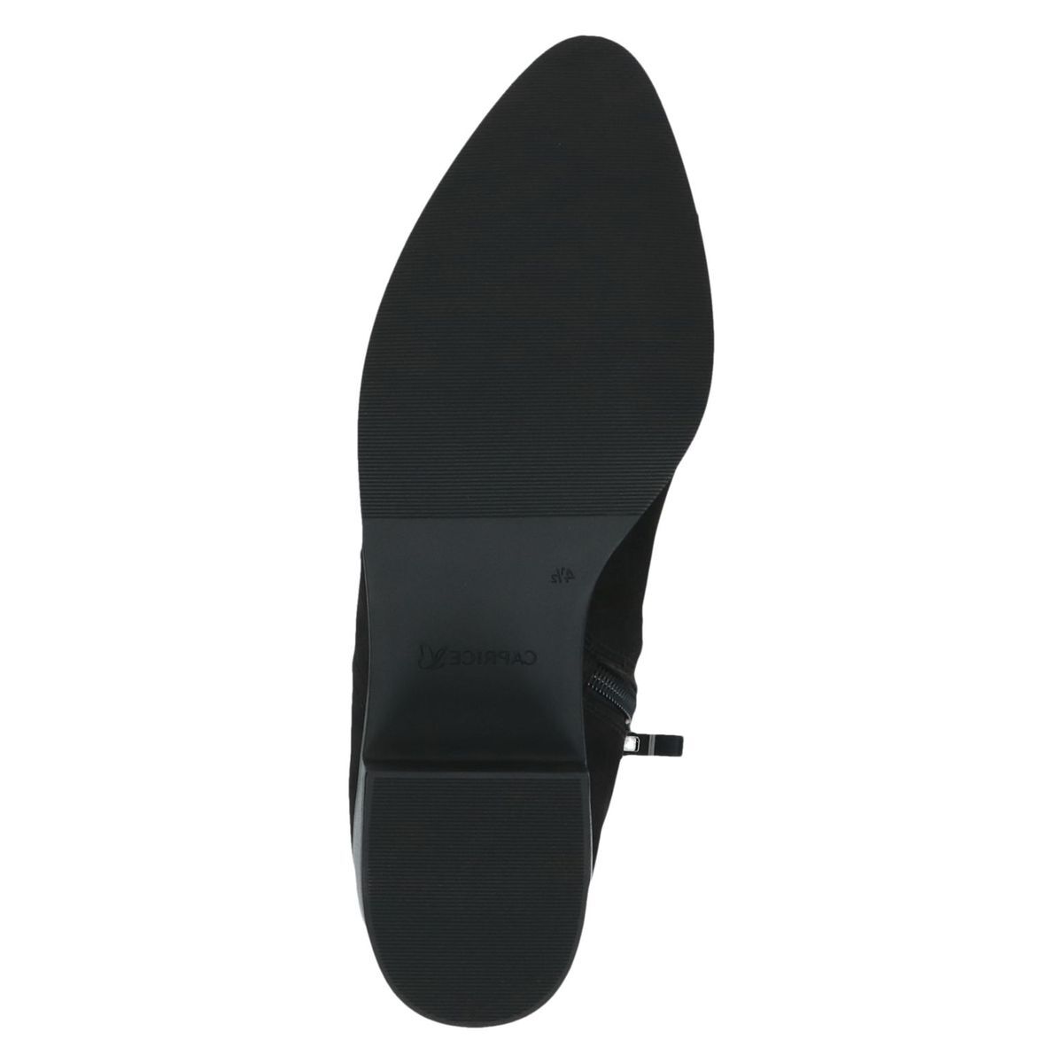 Bottine en cuir noir nubuck, CAPRICE