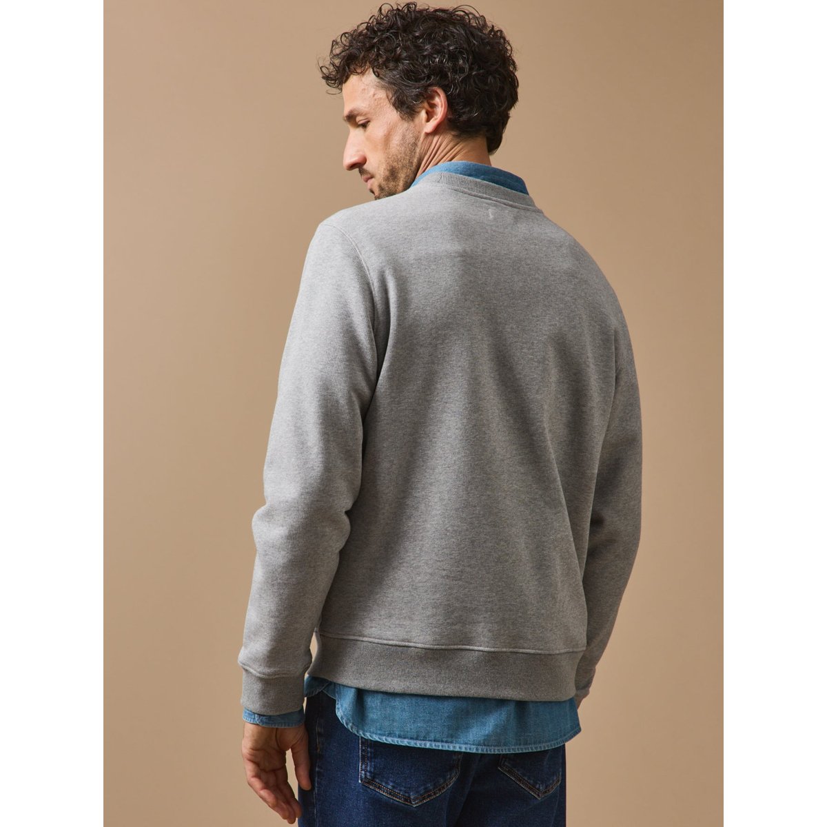 Sweat motif gris chine, CYRILLUS