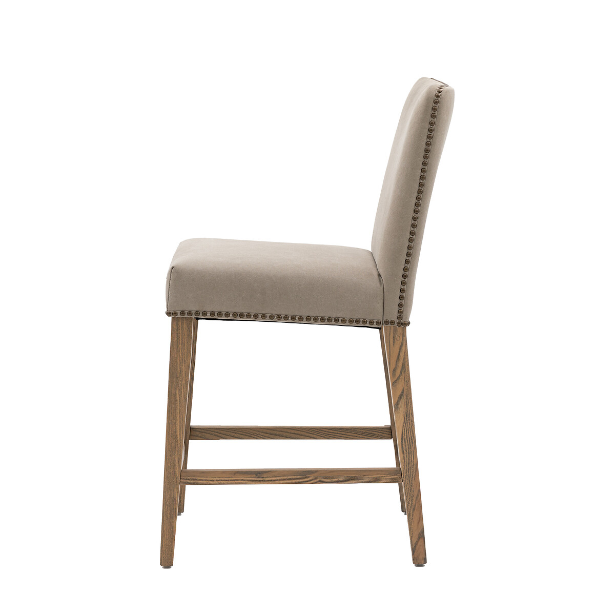 Collins Classic Linen Bar Stool (Set of 2) grey, SO'HOME