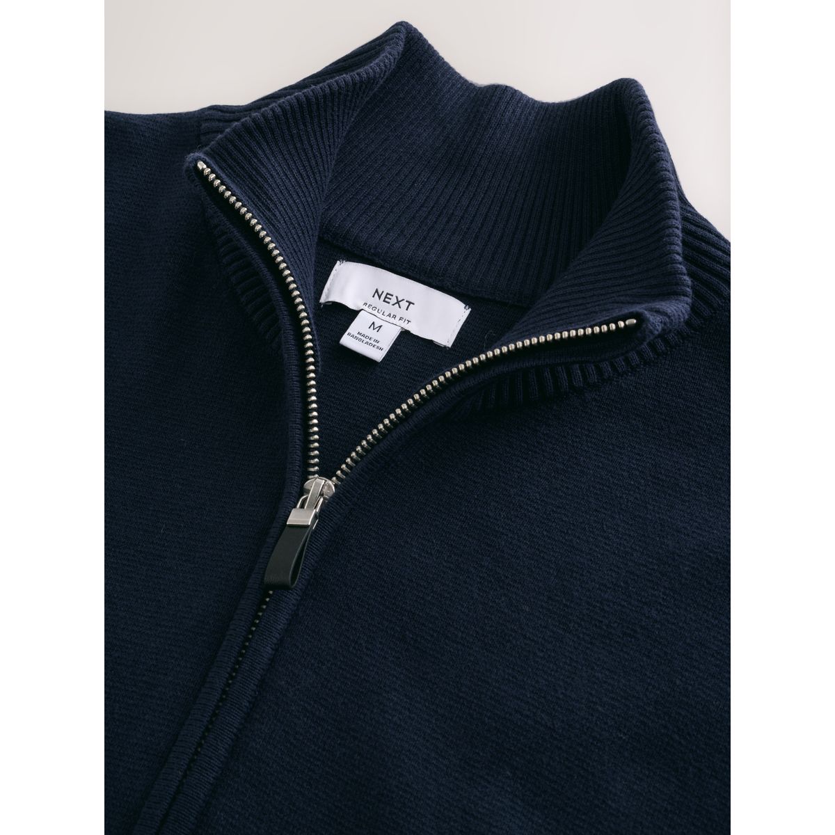 Pull zippé milano bleu marine, NEXT
