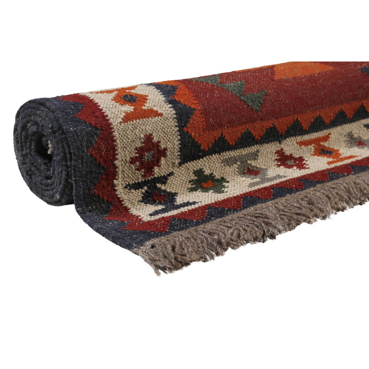 Tapis en laine, tissé main, oriental , BLANCARD rouge, WECON HOME
