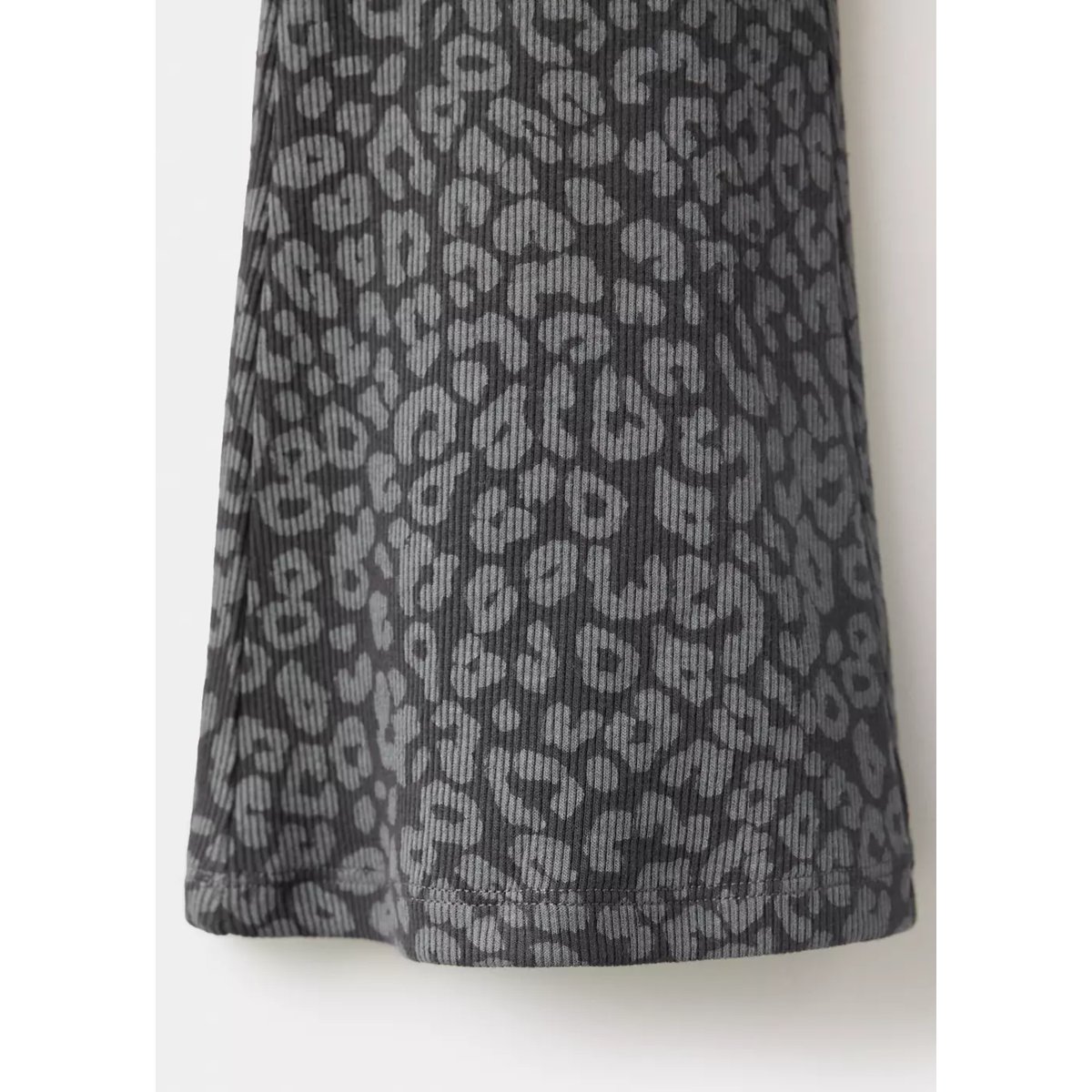 Leggings flare imprimé animal gris anthracite, MANGO KIDS