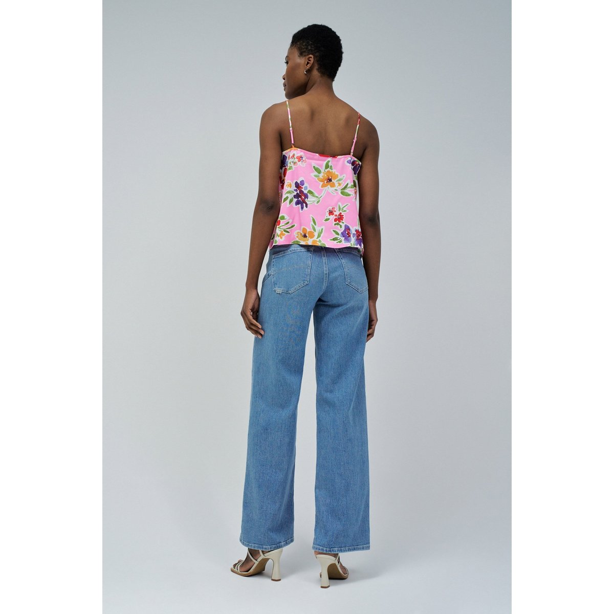 TOP AVEC MOTIF FLORAL rose, SALSA JEANS