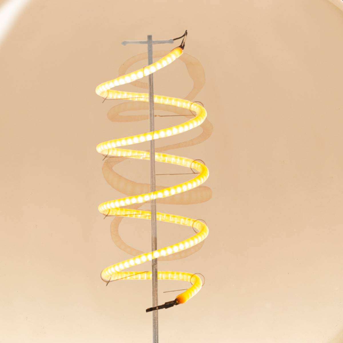 Ampoule LED décorative globe à filament visible ambre 2, ATMOSPHERA