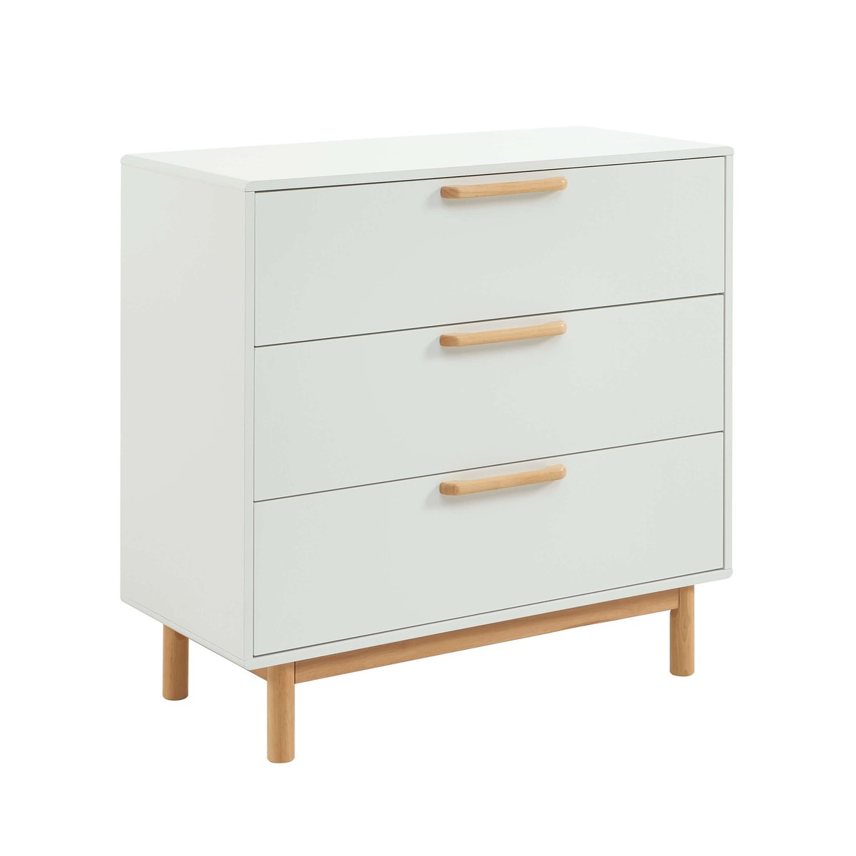 Commode enfant 3 tiroirs ROME blanc, BAÏTA