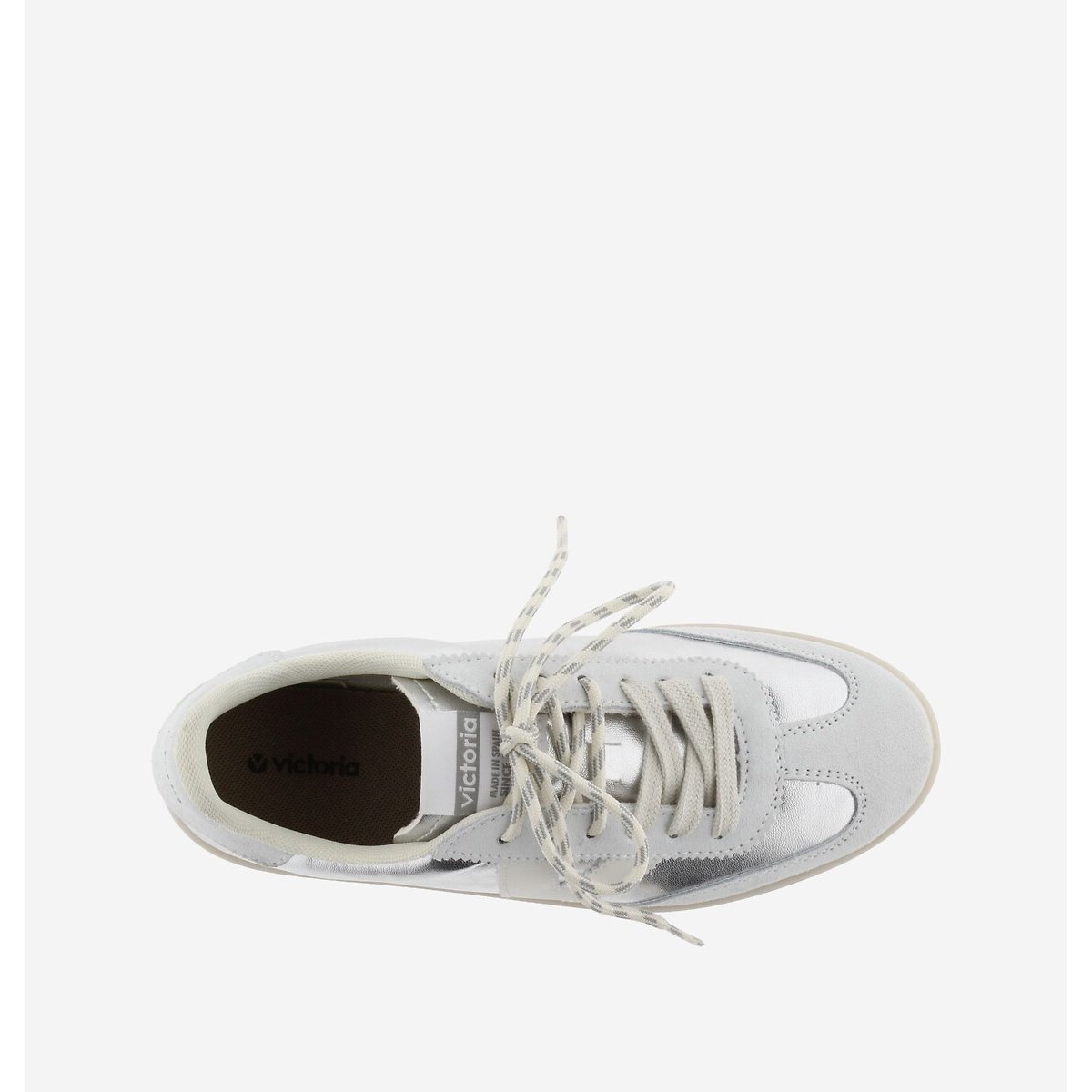 BERLIN METAL sneakers zilver, VICTORIA