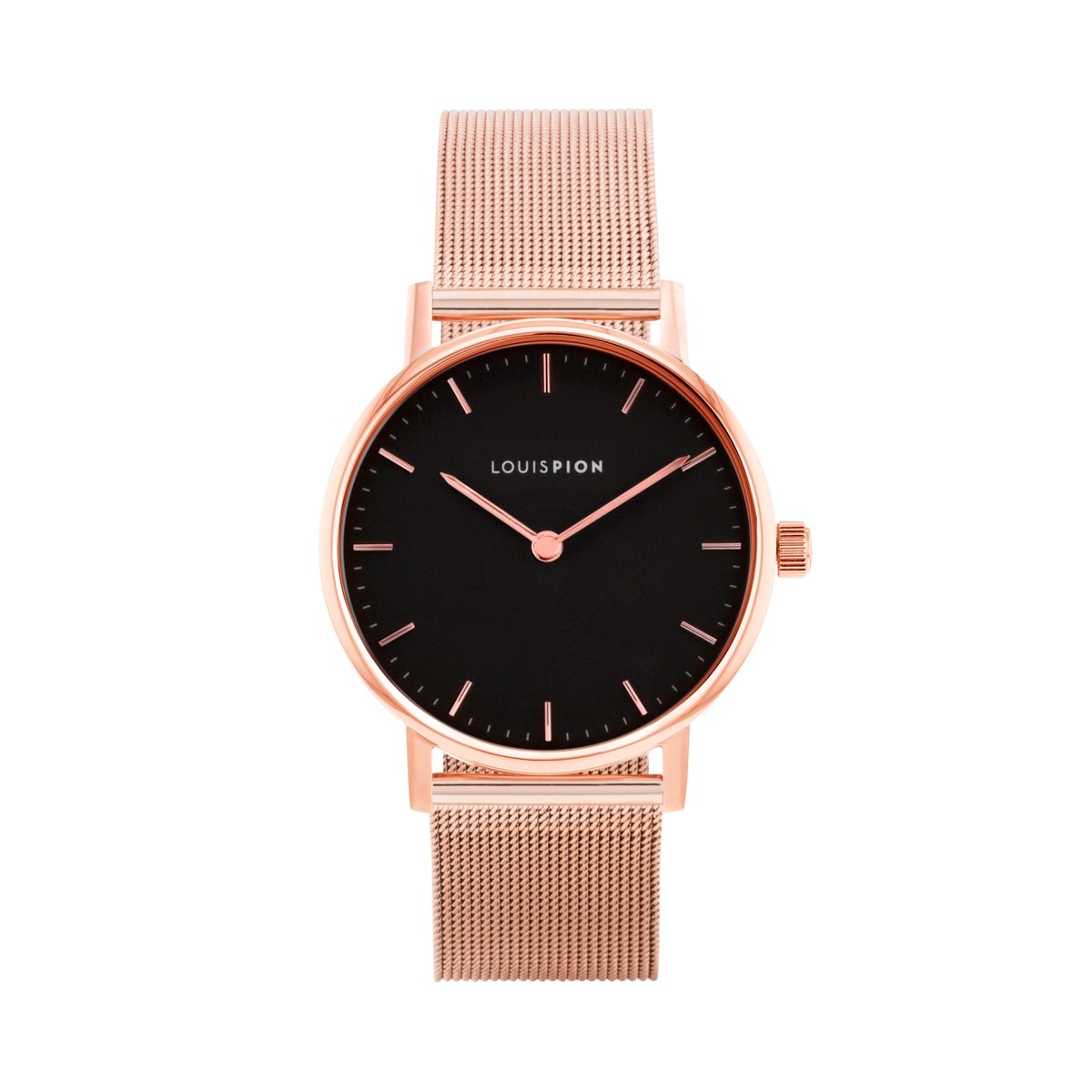 Montre Analogique  NINA doré rose noir doré rose, LOUIS PION