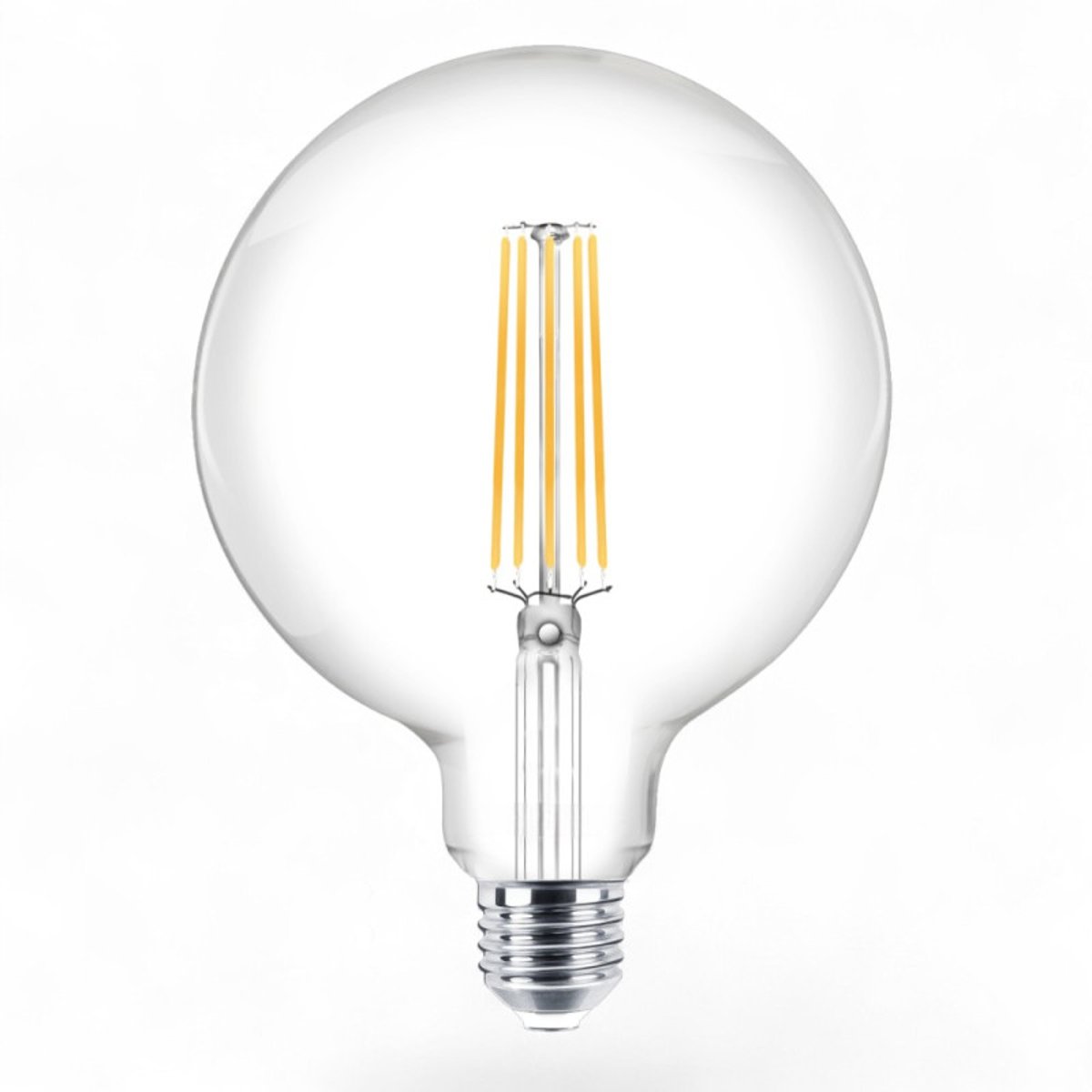 Ampoule Led 11 W Globe E27 D12.5 Blanc Chaud transparent, MILLUMINE
