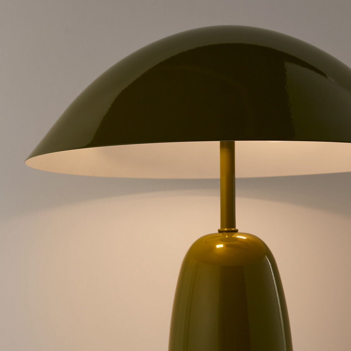 Lampe champignon à poser, en métal fer, MERRO vert, LA REDOUTE INTERIEURS