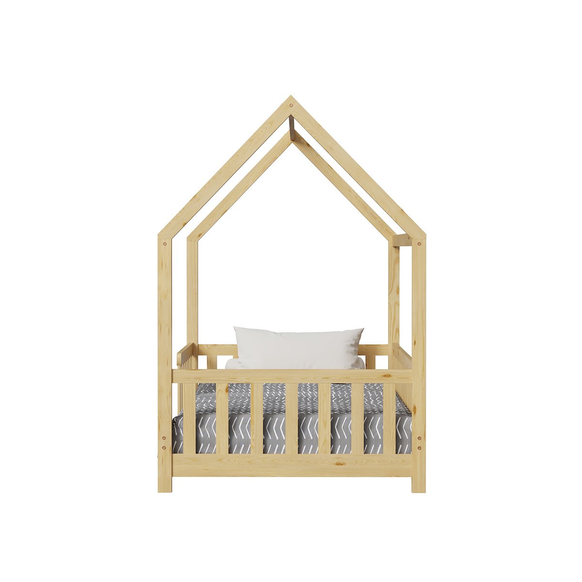 Lit cabane TCHOUPI blanc, MINEA