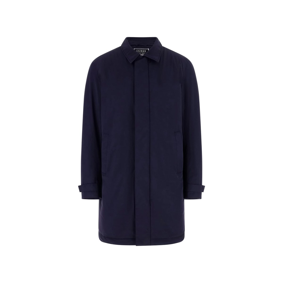 Trench Élégant bleu foncé, GUESS