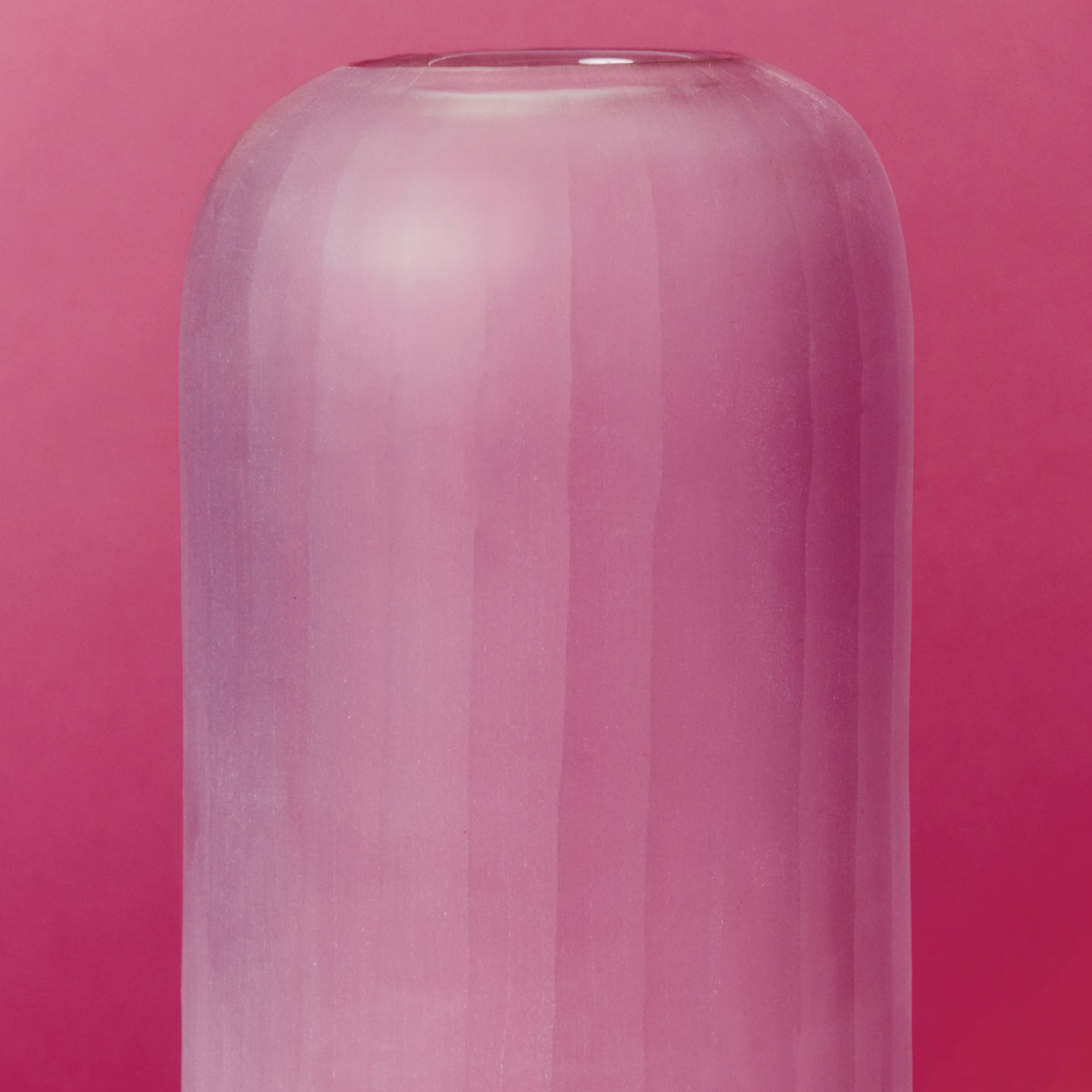 Vase décoratif en verre H38 MASSA rose, SIA DECO