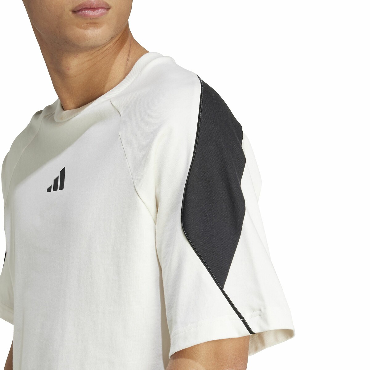 T-shirt manches courtes Stadium blanc cassé, ADIDAS SPORTSWEAR