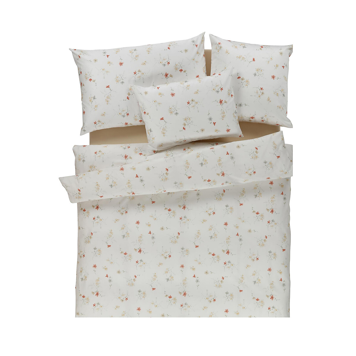 Fourre de duvet en satin de coton - Lucy jaune, EUROPE & NATURE
