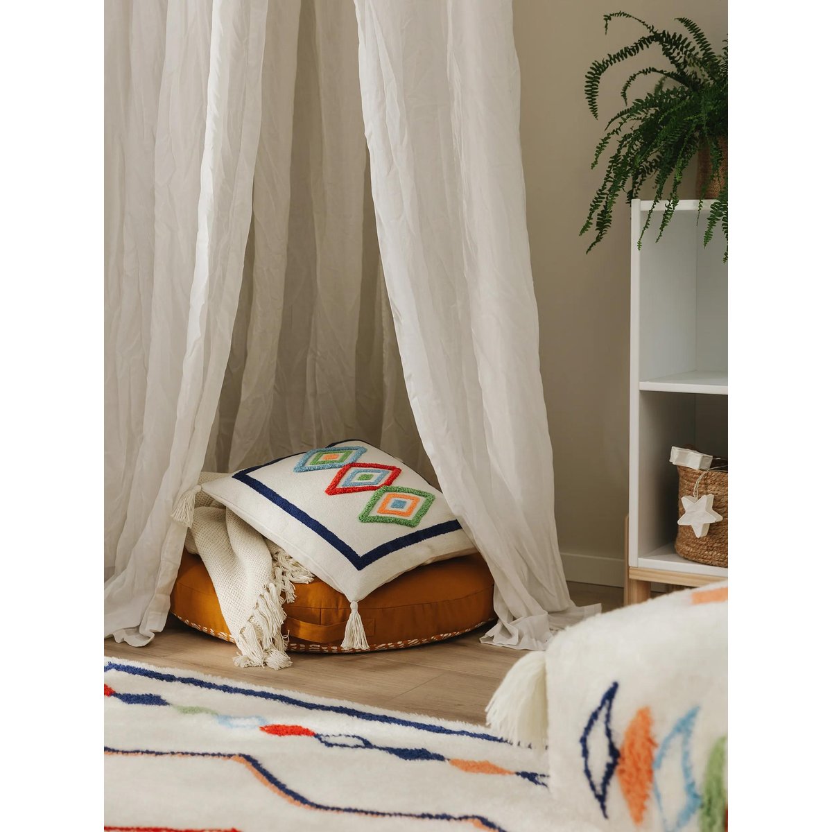 Housse de coussin fait main MALIKA multicouleur, BENUTA